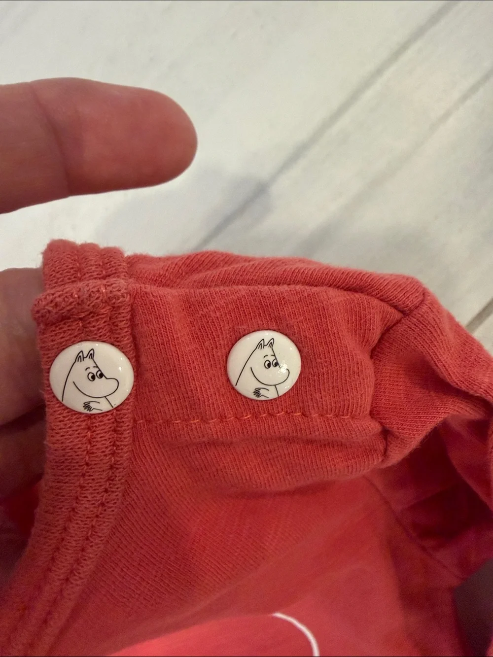 Moomin by Martinex Red Baby One-Piece with Moomin Character Size 0-3M/62cm
